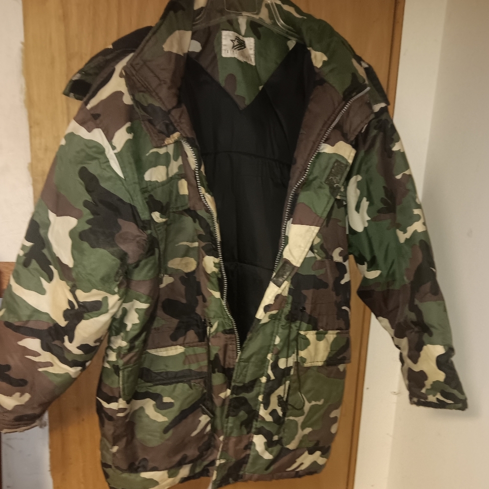 Men's Camouflage Winter Coat